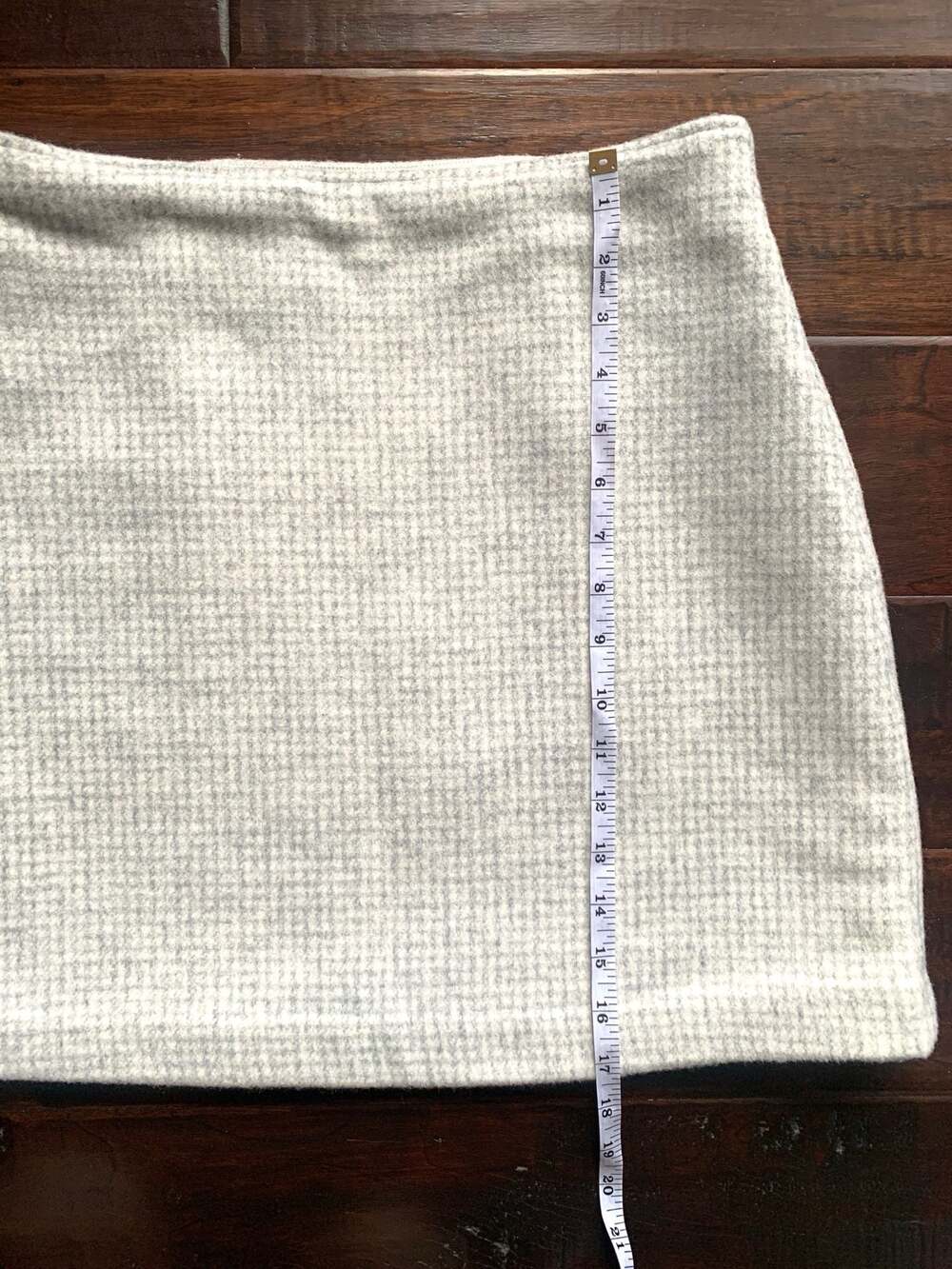 Club Monaco Centie Plaid Wool Blend Mini Skirt - Picture 7 of 8